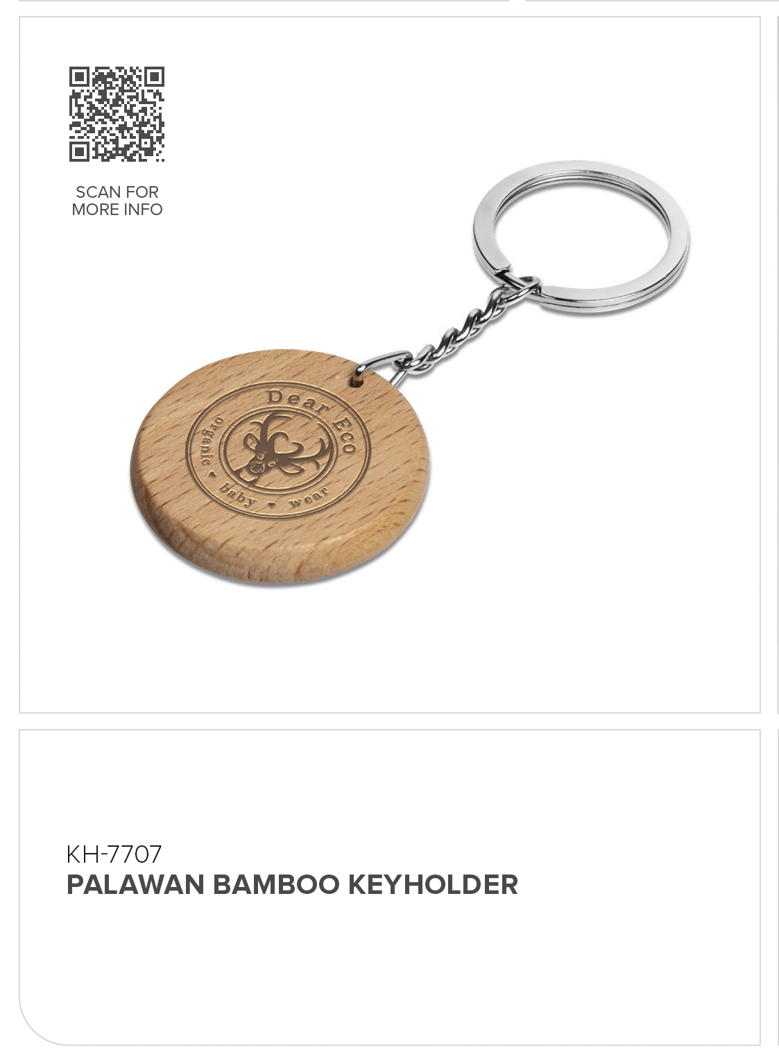 KH-7707 - Palawan Bamboo Keyholder - Catalogue Image